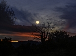 Atardecer con La Luna Llena (dos Exp Oeste-Éste