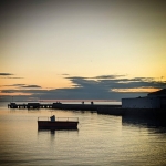 El muelle al atardecer