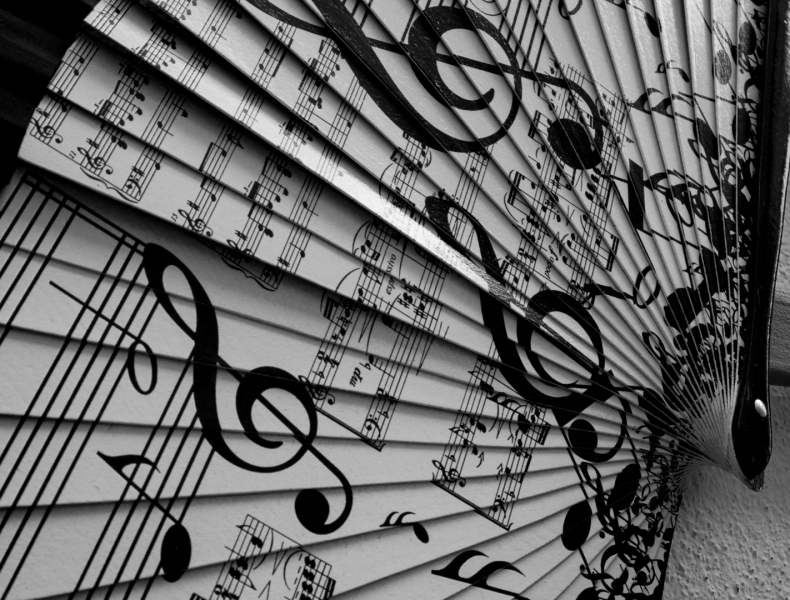 Notas de aires musicales.