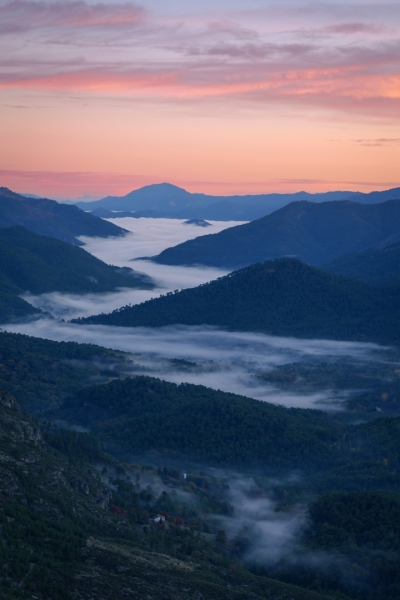 AMANECER EN LA SIERRA DE CAZORLA