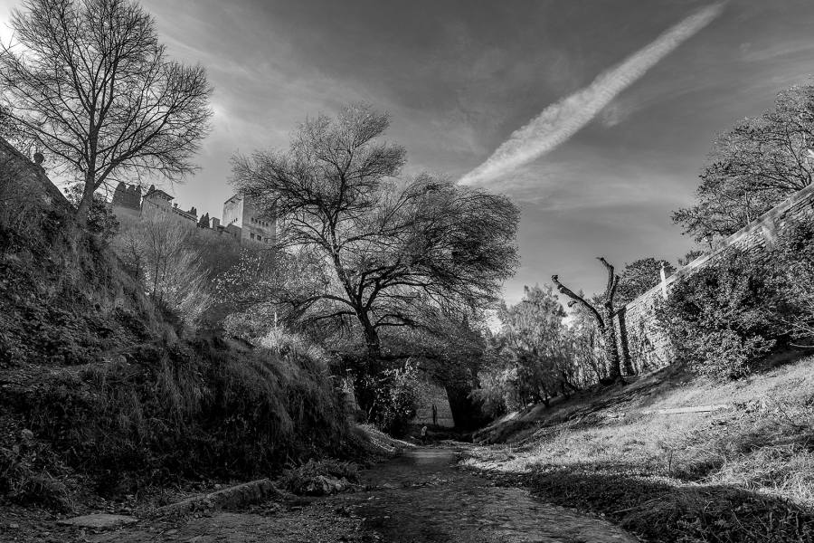 el rio que le susurra a la Alhambra