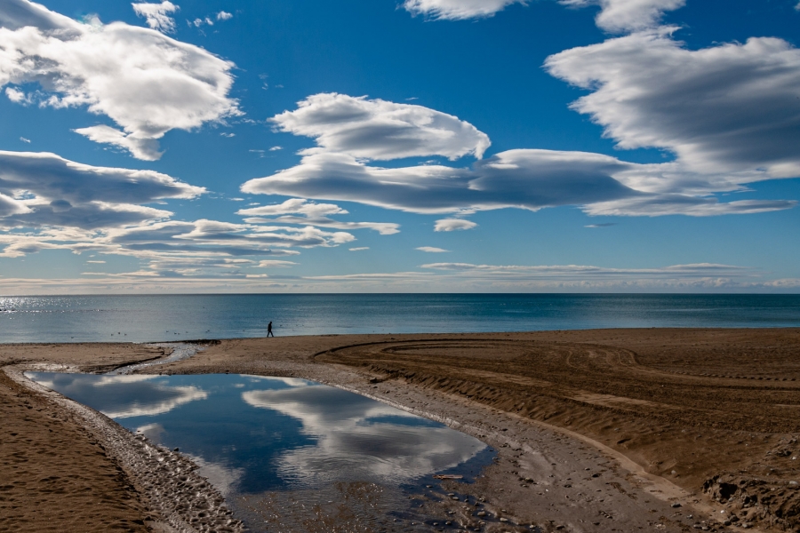 Paseo por la playa